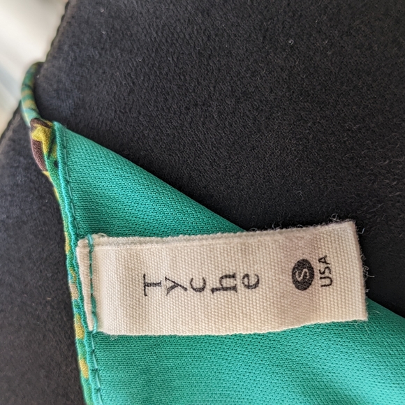 GREEN TRAPEZE DRESS size S - Picture 7 of 15